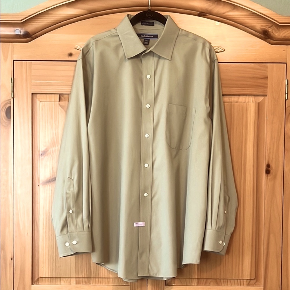 🌟HP🌟Croft & Barrow Classic Fit No-iron Dress Shirt